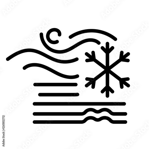 Blizzard Vector Icon