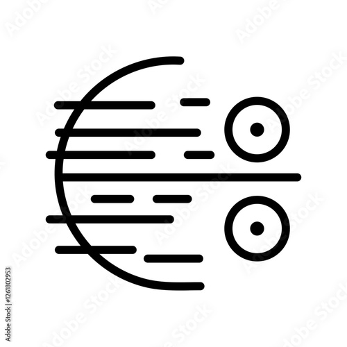 Gale Winds Vector Icon