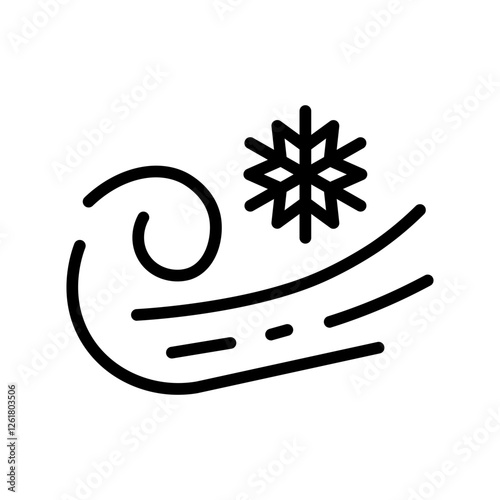 Wind Chill Vector Icon