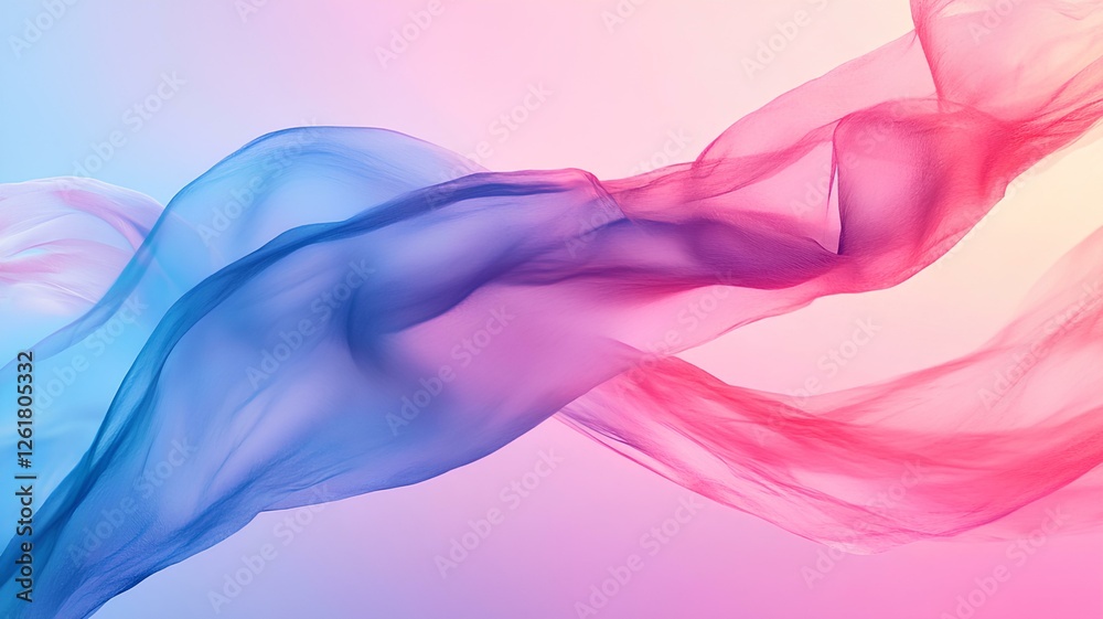 abstract blue pink wavy background. abstract blue pink smoke
