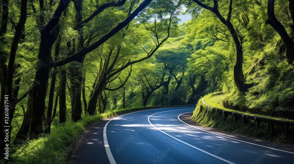 Fototapeta premium scenic blue road