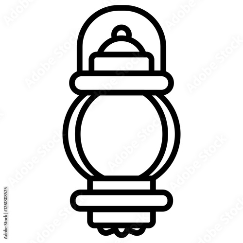 Lantern Toy Vector Icon