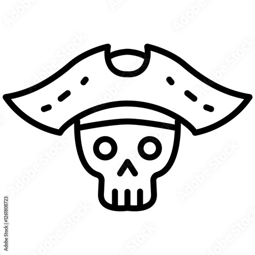 Pirate Hat Vector Icon