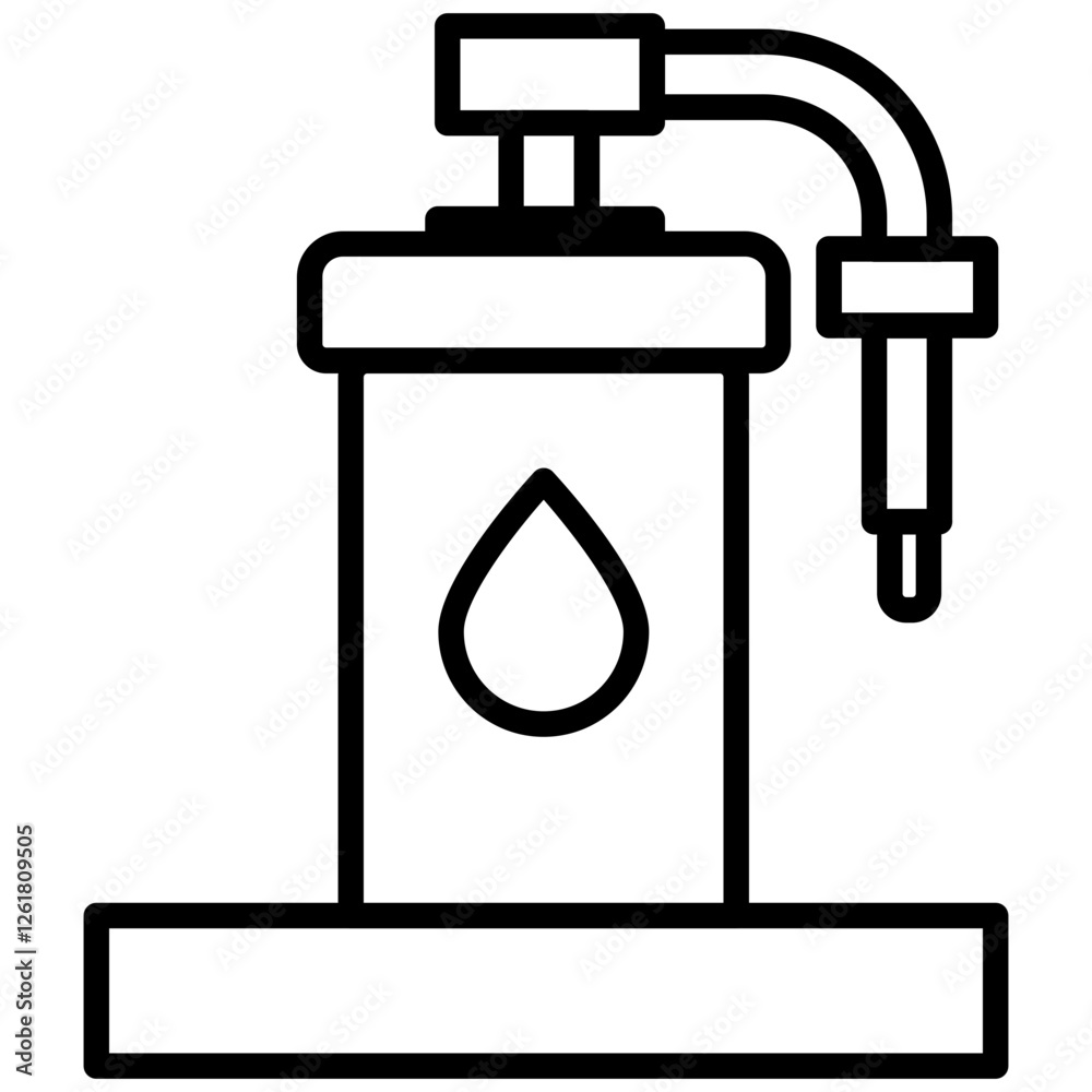 Breast Pump Vector Icon Breast Pump Vector Icon