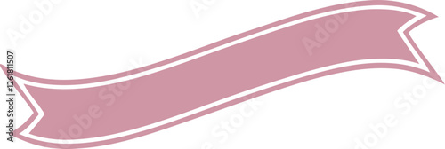 pink ribbon vector illustration