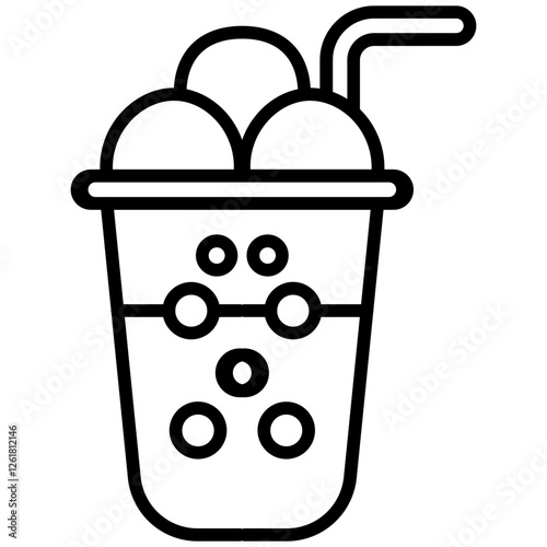 Nitro Coffee Vector Icon