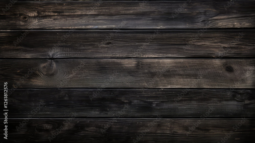 Fototapeta premium weathered black wood textured background