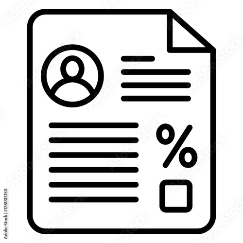 Transactional Data Vector Icon