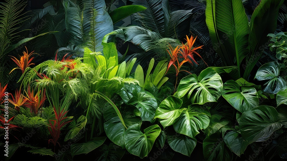 Fototapeta premium vibrant green plant background