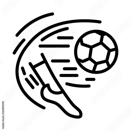 Soccer Kickoff Vector Icon