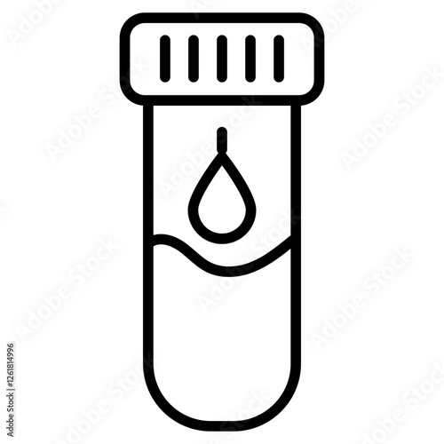 Blood Sample Vector Icon