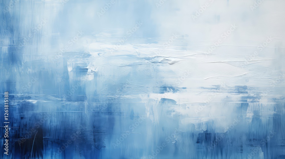 Naklejka premium depth art blue