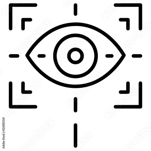Eye Test Vector Icon