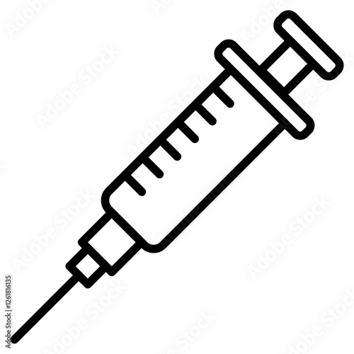Allergy Shot Vector Icon