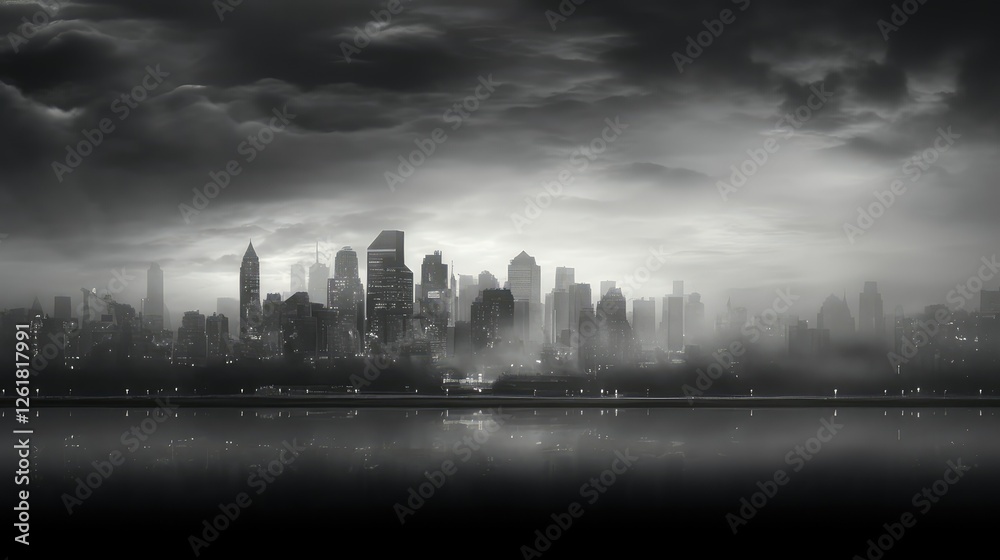 skyline happy new year black and white skyline happy new year black and white