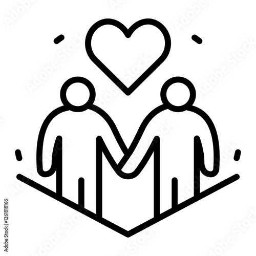 Peer Support Vector Icon