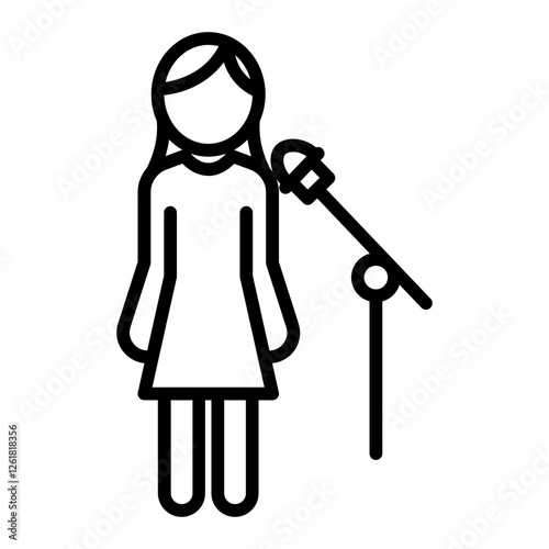 Public Speaking Vector Icon