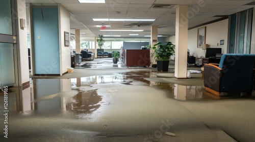 office water damage carpet