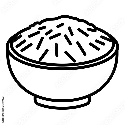 Jollof Rice Vector Icon