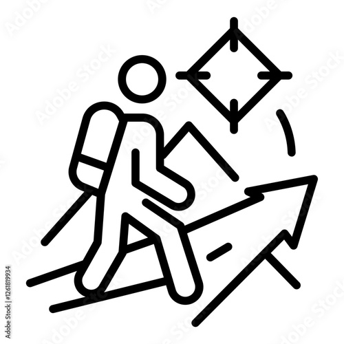 Backtracking Vector Icon photo