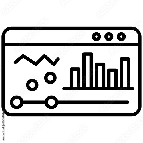 Film Analytics Vector Icon