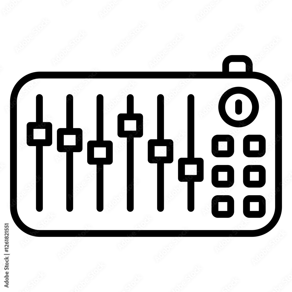Sound Editing Suite Vector Icon Sound Editing Suite Vector Icon