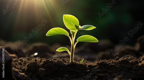 sunlight growing leaves