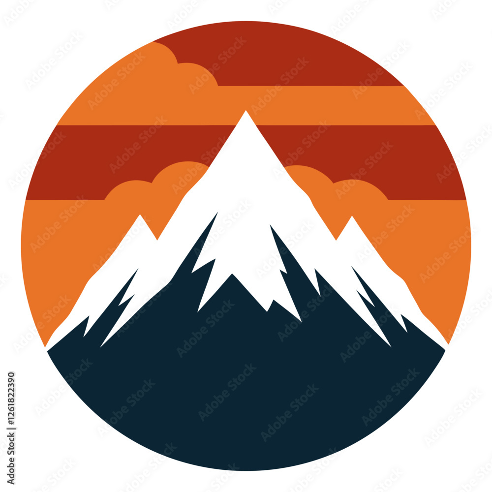 mountain landscape vector illustration mountain landscape vector illustration