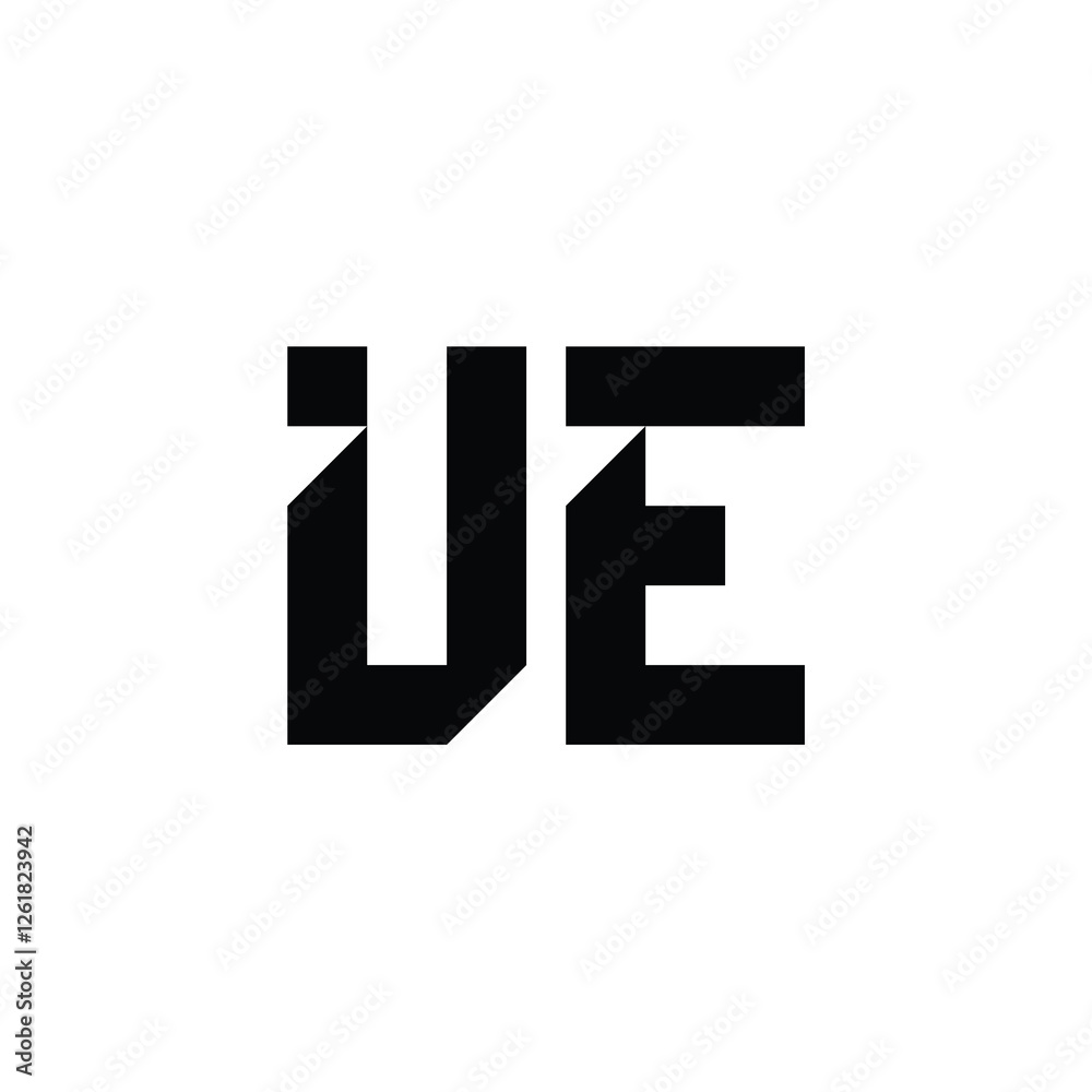 VE monogram logo design letter text name symbol monochrome logotype alphabet character simple logo VE monogram logo design letter text name symbol monochrome logotype alphabet character simple logo
