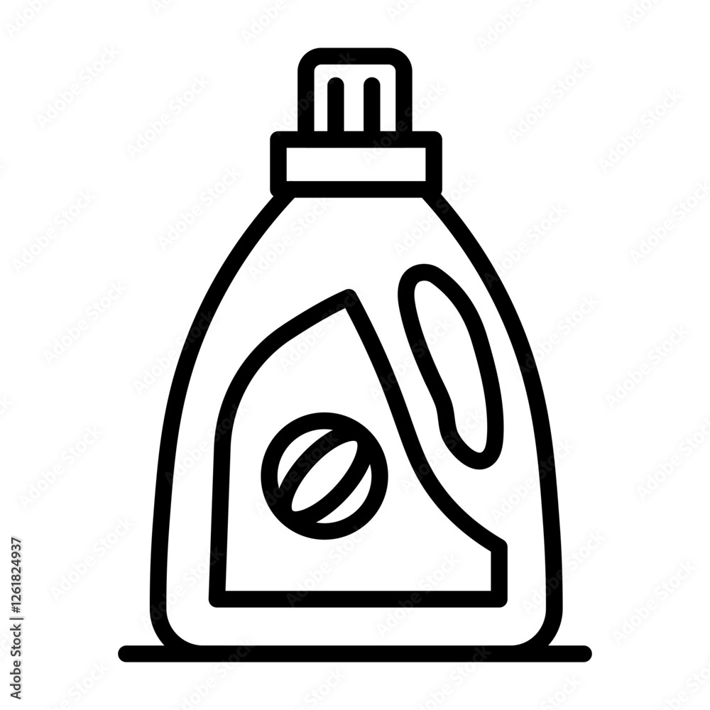 Obraz premium Laundry Detergent Vector Icon