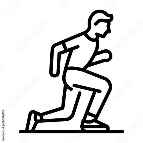 Interval Training Vector Icon