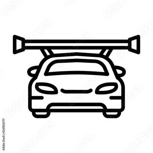 Aero Spoiler Vector Icon