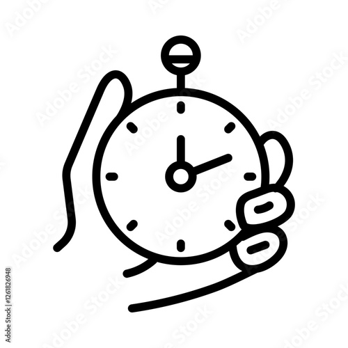 Lap Record Vector Icon