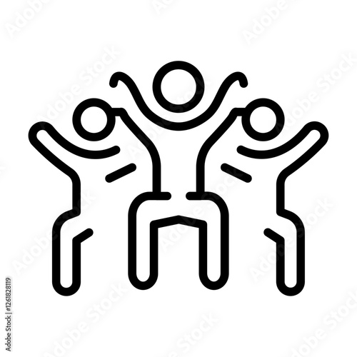 Paralympic Symbol Vector Icon