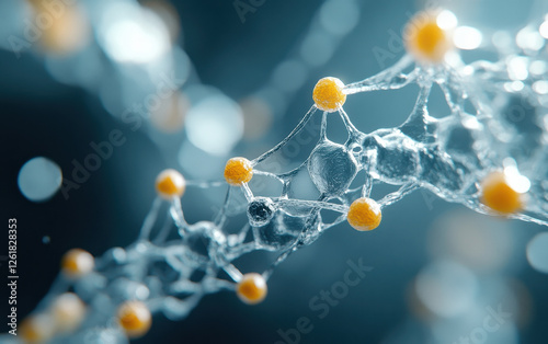 Nanobots repairing tissue damage, showcasing advanced technology and innovation in healthcare