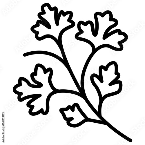Coriander Vector Icon