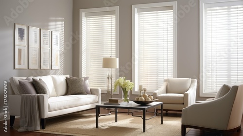 modern faux wood blinds