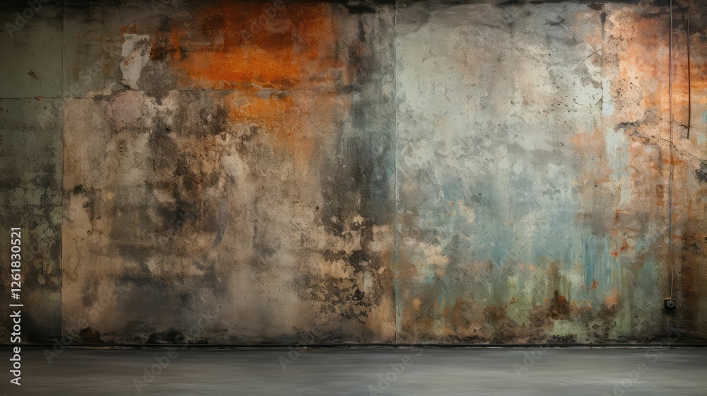 Obraz premium peeling rustic grunge walls