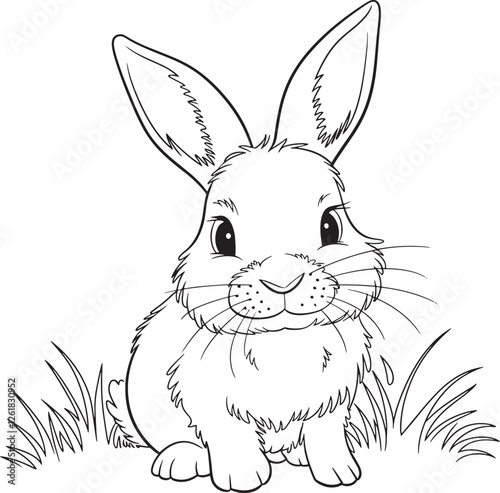 rabbit silhouettes art black and white illustration stock photos