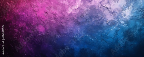 Vibrant Purple-Blue Gradient with a Grainy Texture, Generative AI