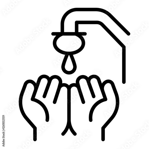Wudu Vector Icon