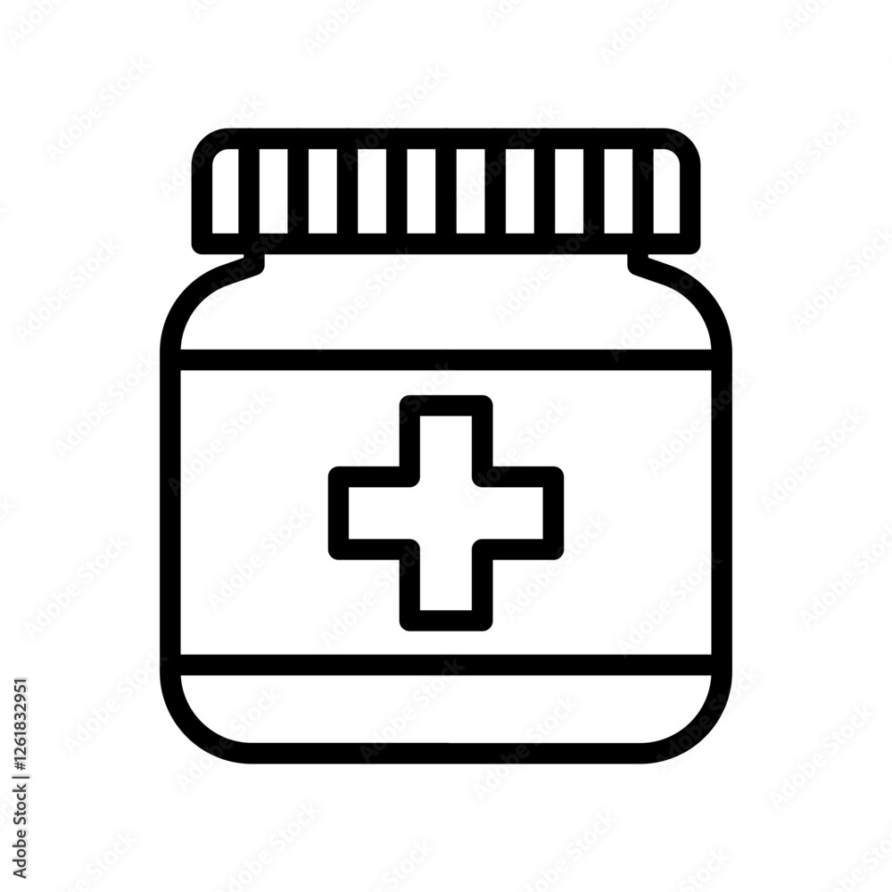 Obraz premium Prescription Vector Icon