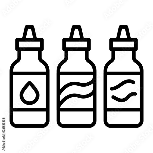Condiments Pack Vector Icon
