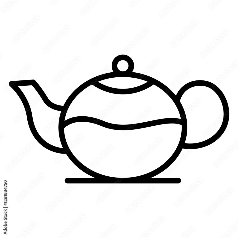 Obraz premium Tea Time Icon