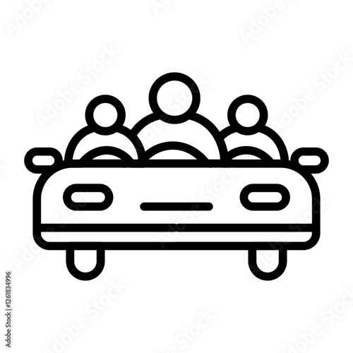 Carpool Vector Icon