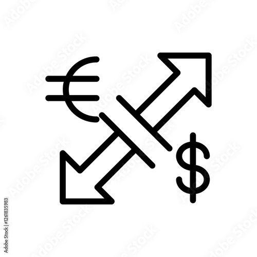 Currency Exchange Vector Icon