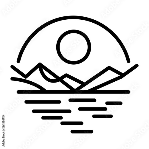 Scenic Views Vector Icon