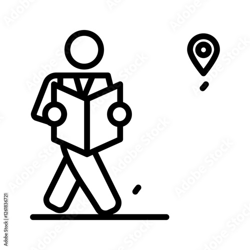 Self Guided Tour Vector Icon