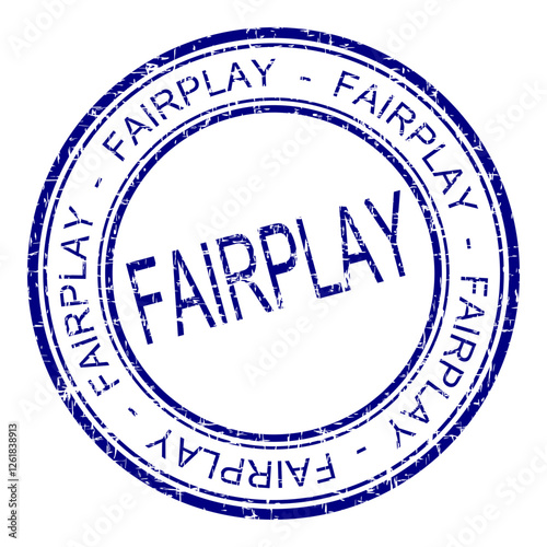 Fairplay rubber stamp on white background - illustration