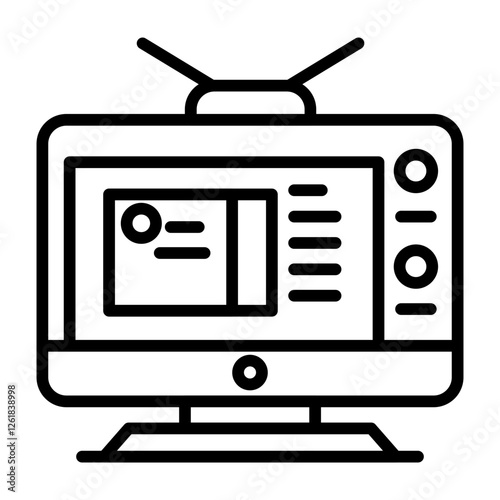 News Studio Vector Icon